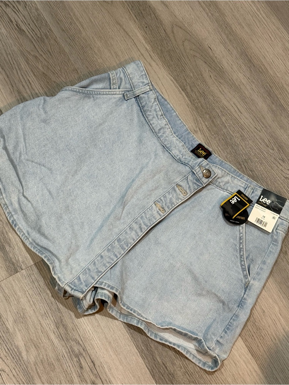 Lee Light Blue Denim Skort for Women